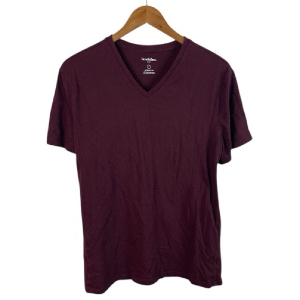 TS718 Mens Goodfellow & Co LYNDALE V Neck T Shirt L